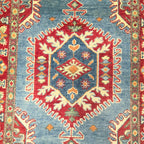 158 x 97 cm Hand Knotted Afghan Kazak Rug