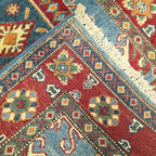 158 x 97 cm Hand Knotted Afghan Kazak Rug