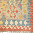 165 x 130 cm Hand Woven Afghan Kilim Rug