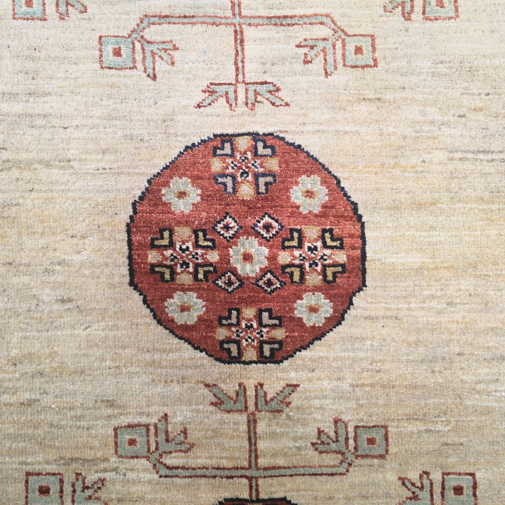 183 x 122 cm Afghan Chobi Hand-Knotted Wool Rug