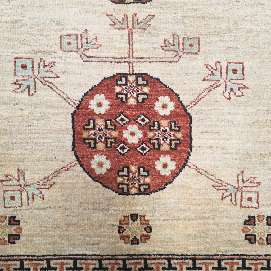 183 x 122 cm Afghan Chobi Hand-Knotted Wool Rug