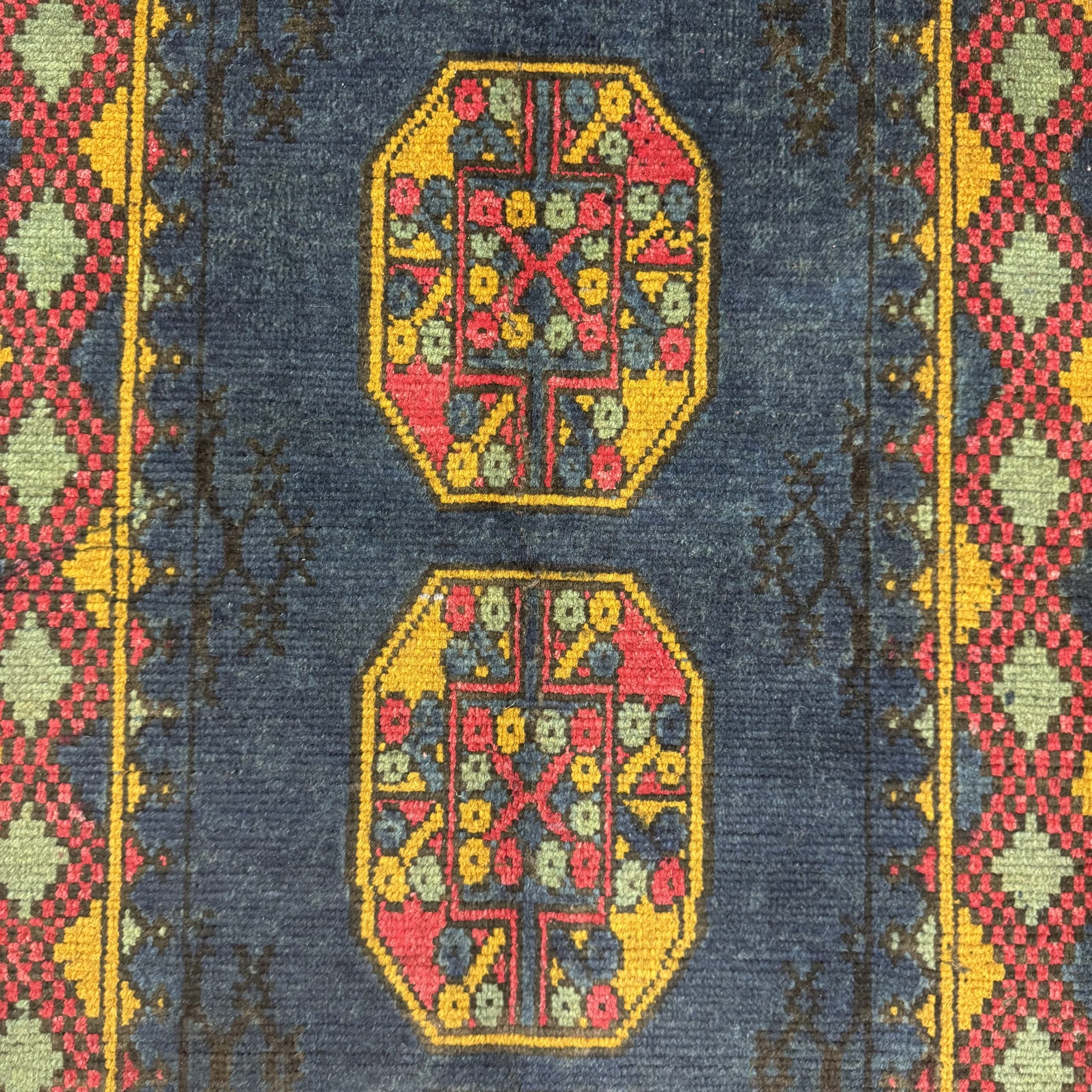 189 x 98 cm Hand-Knotted Afghan Akche Rug