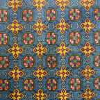192 x 148 cm Hand-Knotted Afghan Akche Bokhara Rug