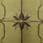 229 x 200 cm Afghan Chobi Hand-Knotted Wool Rug