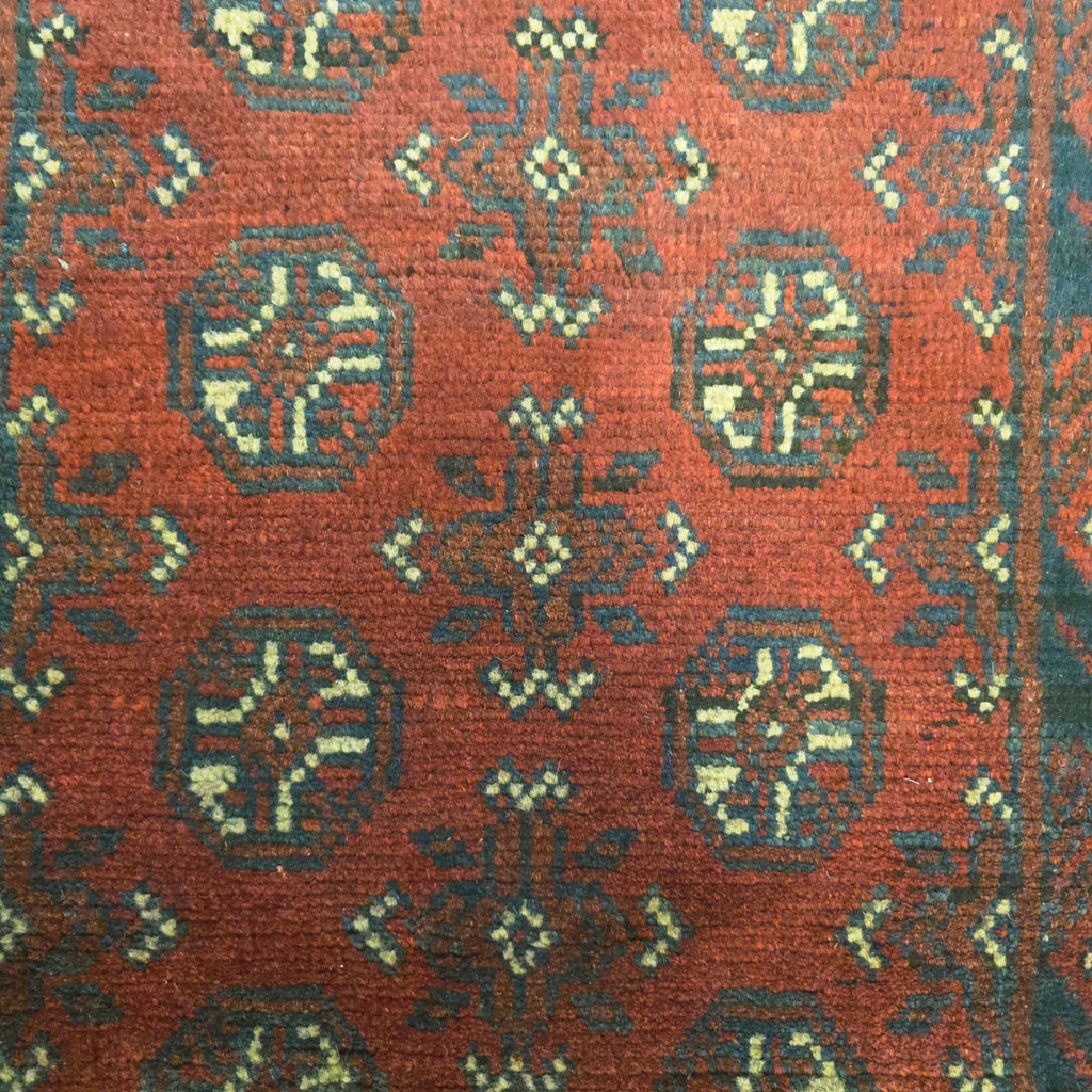283 x 76 cm Red Afghan Bokhara Runner Rug