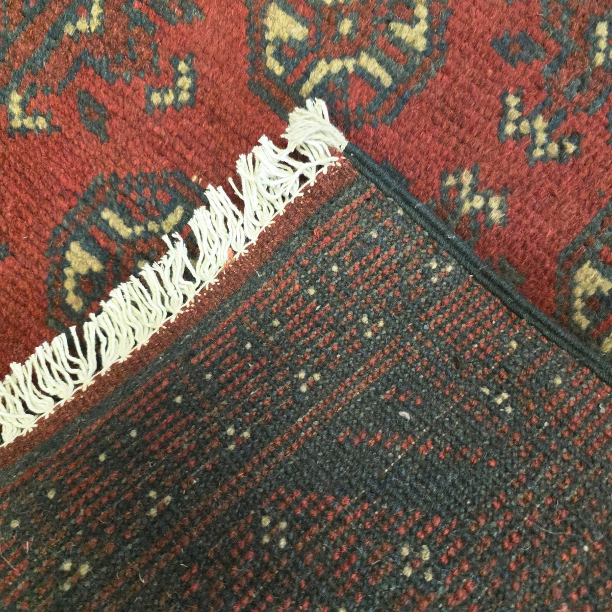 283 x 76 cm Red Afghan Bokhara Runner Rug
