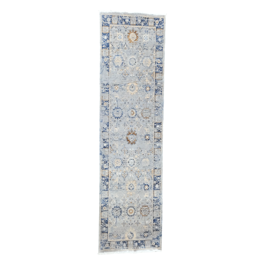 300 x 80 cm Persian Design Machine Made Runner Rug in Grey