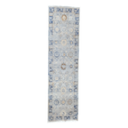 300 x 80 cm Persian Design Machine Made Runner Rug in Grey