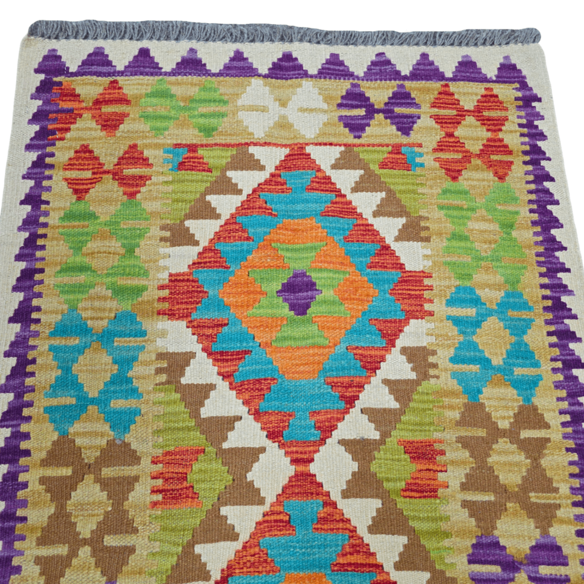 125 x 84 cm Hand Woven Afghan Kilim Rug