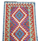 125 x 84 cm Hand Woven Afghan Kilim Rug