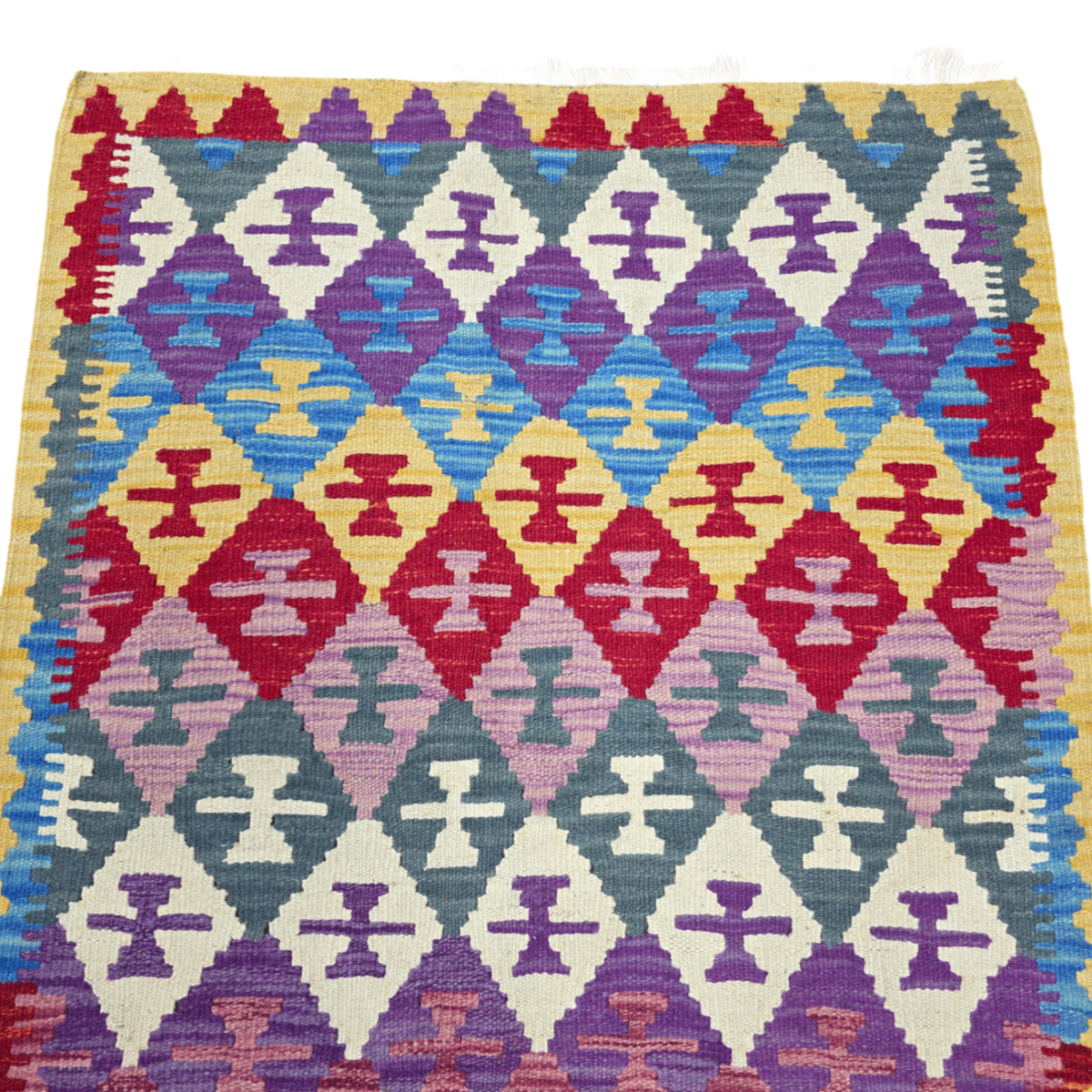 125 x 84 cm Hand Woven Afghan Kilim Rug