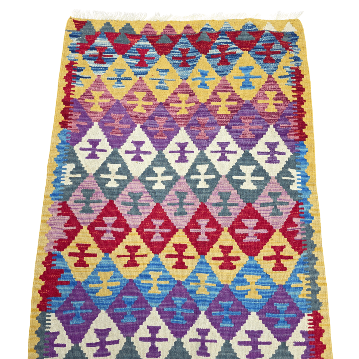 125 x 84 cm Hand Woven Afghan Kilim Rug