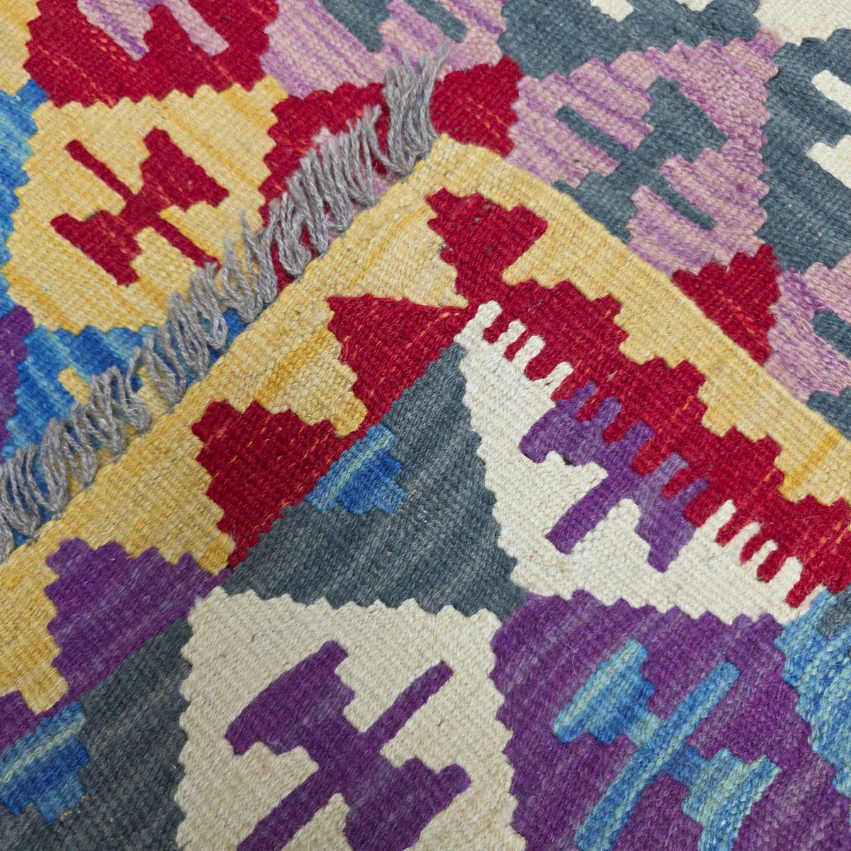 125 x 84 cm Hand Woven Afghan Kilim Rug