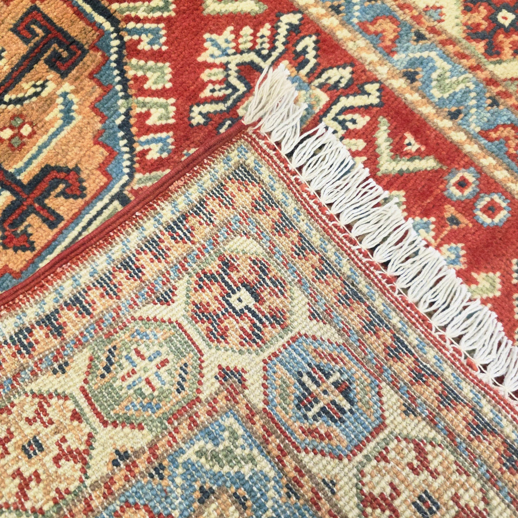 123 x 82 cm Hand Knotted Afghan Kazak Rug