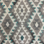 153 × 101 cm Hand-Woven Afghan Kilim Rug – Wool Flatweave