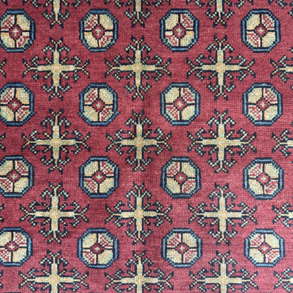 178 x 119 cm Hand-Knotted Afghan Akche Rug