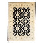 182 x 127 cm Afghan Chobi Hand-Knotted Wool Rug