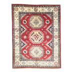 193 x 150 cm Hand Knotted Afghan Kazak Rug