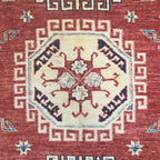 193 x 150 cm Hand Knotted Afghan Kazak Rug