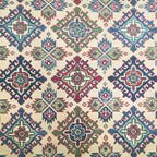 209 x 147 cm Hand Knotted Afghan Kazak Rug