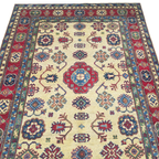 212 x 158 cm Hand Knotted Afghan Kazak Rug