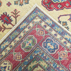 212 x 158 cm Hand Knotted Afghan Kazak Rug