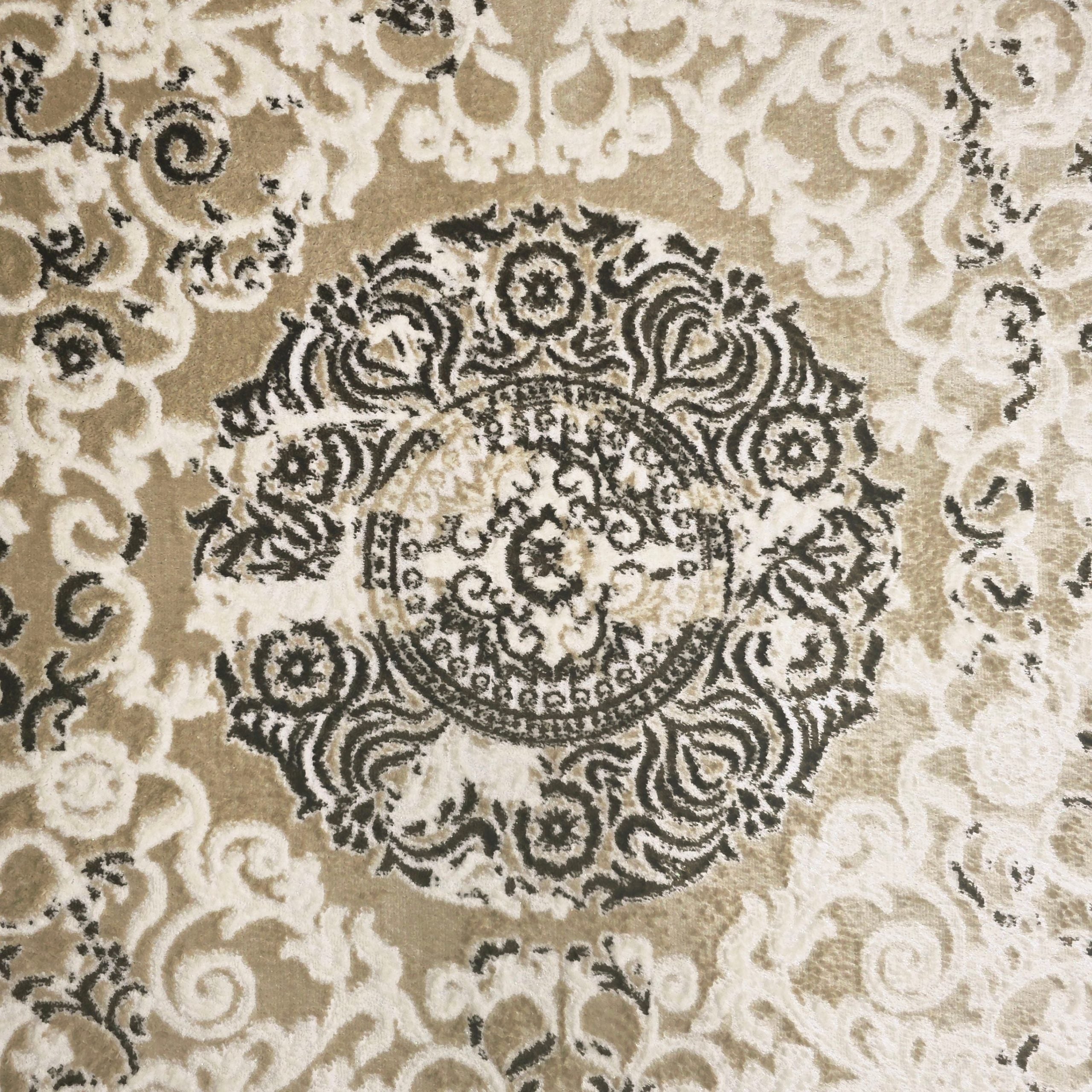 220cm x 150cm Bohemian Medallion Design Machine Made Rug