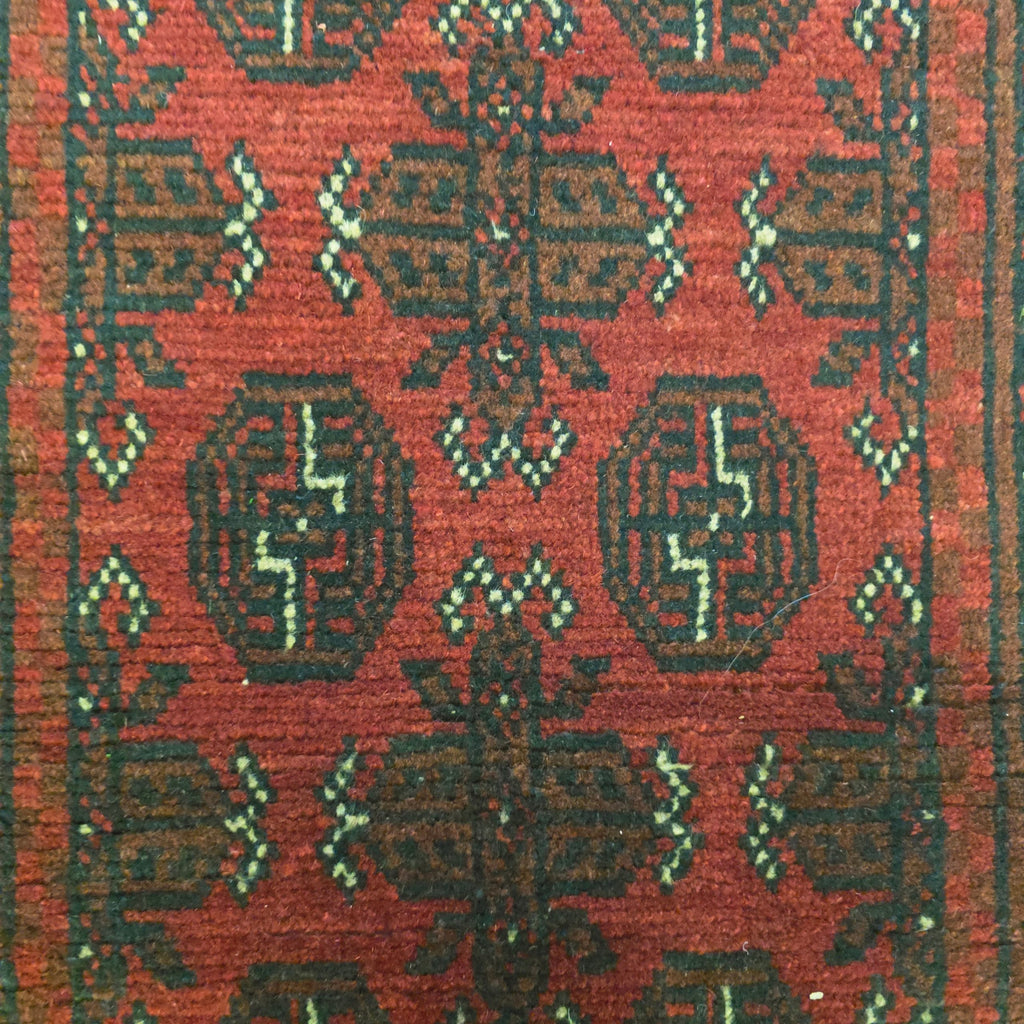 282 x 73 cm Red Afghan Bokhara Runner Rug