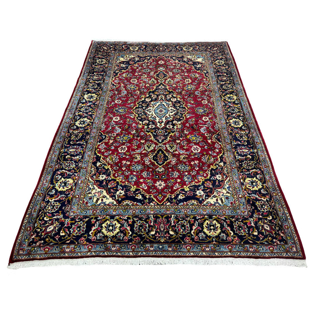 297 × 199 cm hand-knotted Persian Mashad Rug