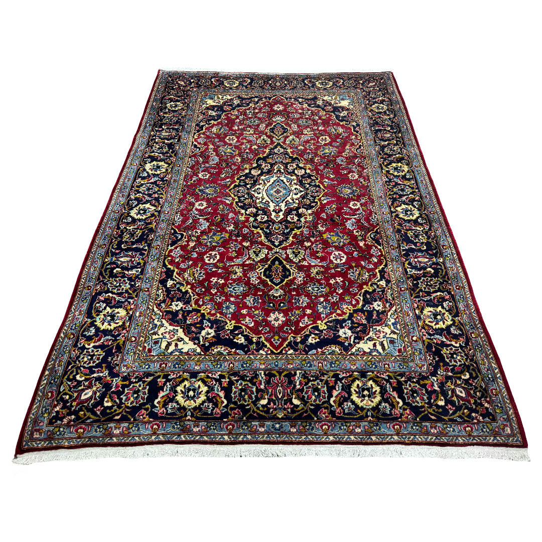 297 × 199 cm hand-knotted Persian Mashad Rug