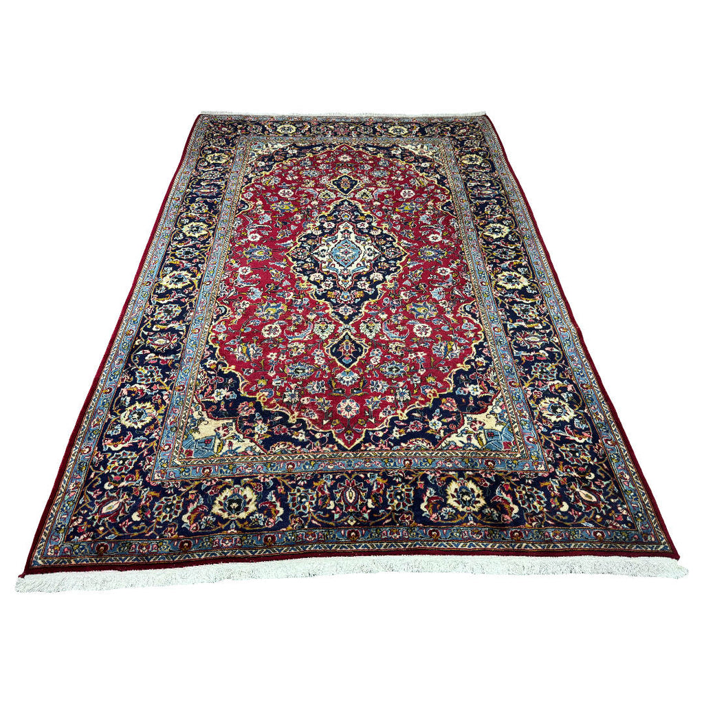 297 × 199 cm hand-knotted Persian Mashad Rug