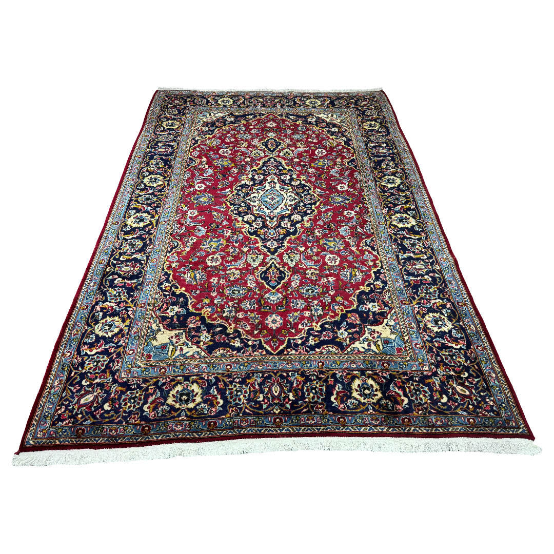 297 × 199 cm hand-knotted Persian Mashad Rug