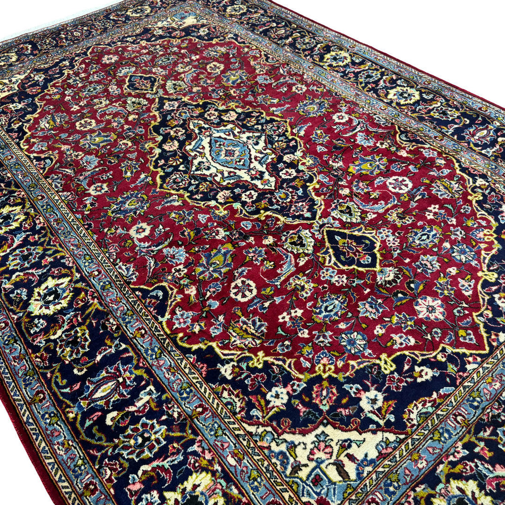 297 × 199 cm hand-knotted Persian Mashad Rug