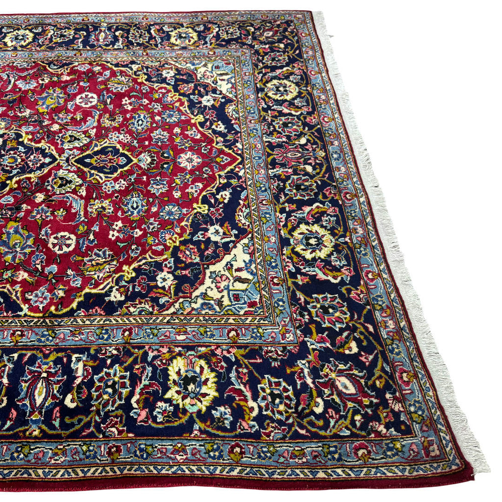 297 × 199 cm hand-knotted Persian Mashad Rug