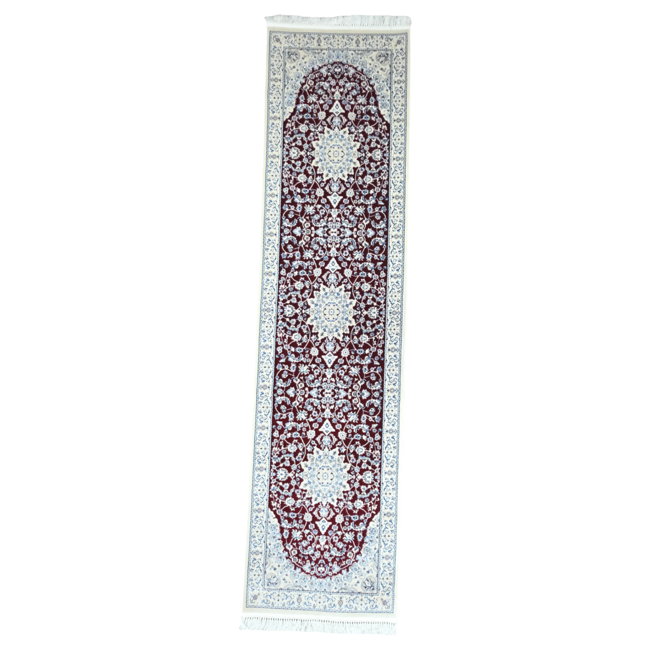 300 x 80 cm Persian Design Machine Made Runner Rug in Red