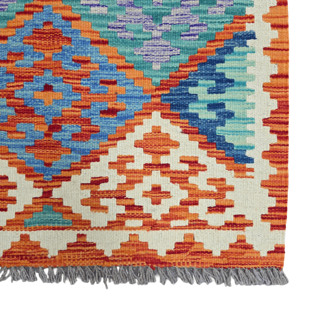 125 x 84 cm Hand Woven Afghan Kilim Rug