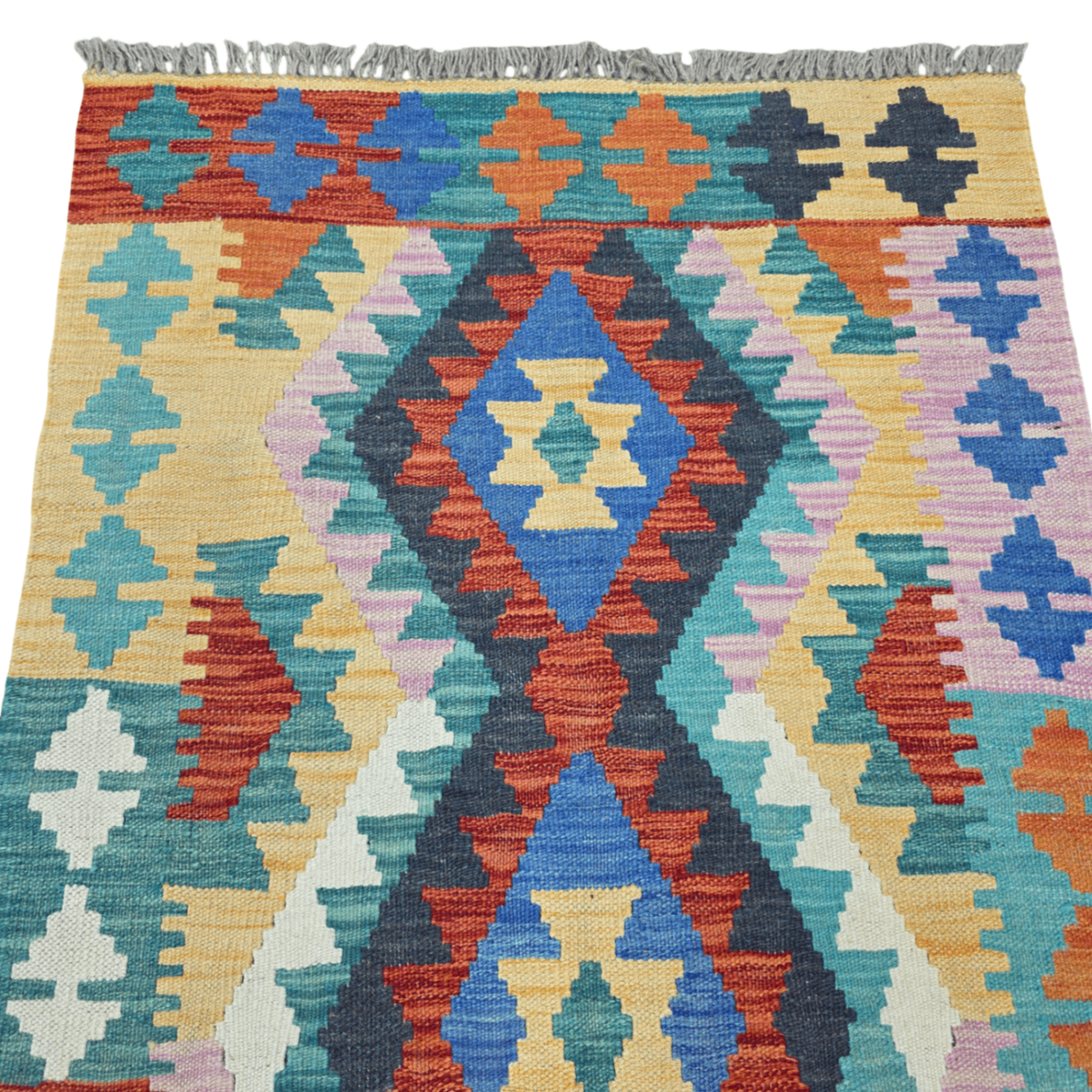 125 x 84 cm Hand Woven Afghan Kilim Rug