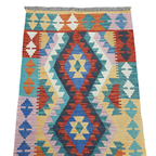 125 x 84 cm Hand Woven Afghan Kilim Rug