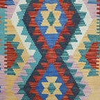 125 x 84 cm Hand Woven Afghan Kilim Rug