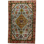 146 x 96 cm Vintage Persian Tabriz Wool Rug