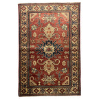 149 x 99 cm Hand-Knotted Afghan Kazak Wool Rug