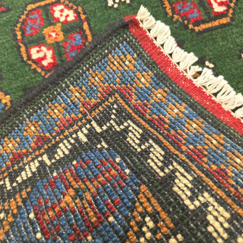 123 x 73 cm Hand-Woven Color Afghan Akche