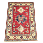 147 x 108 cm Hand Knotted Afghan Kazak Rug