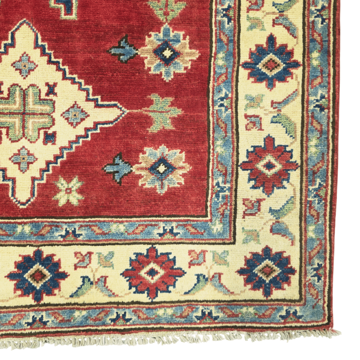 147 x 108 cm Hand Knotted Afghan Kazak Rug