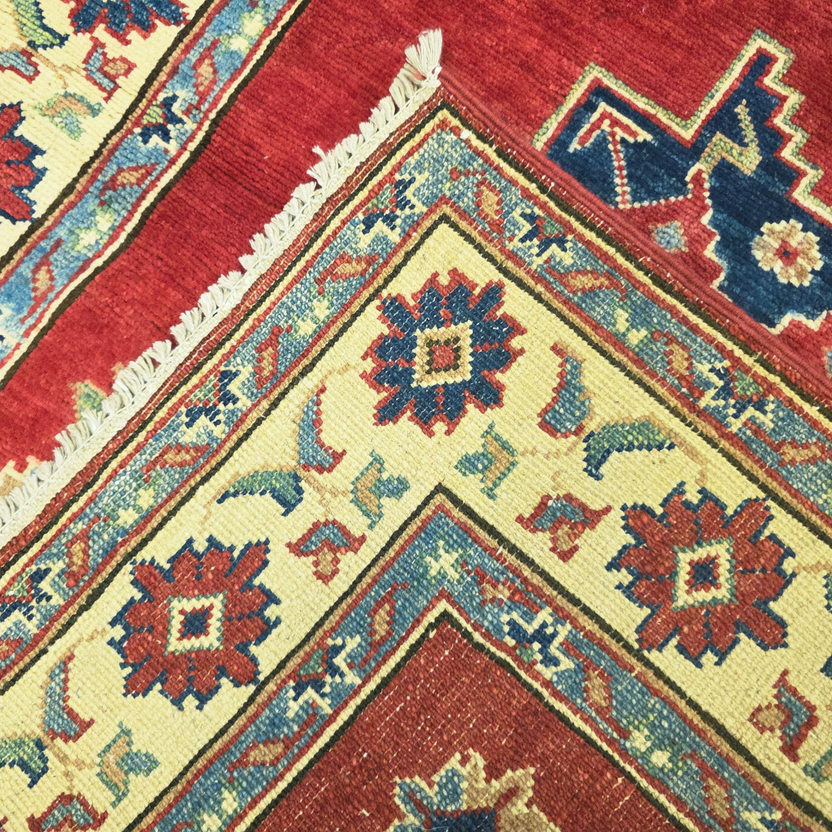 147 x 108 cm Hand Knotted Afghan Kazak Rug