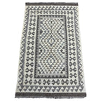 157 x 98 cm Hand-Woven Afghan Kilim Rug