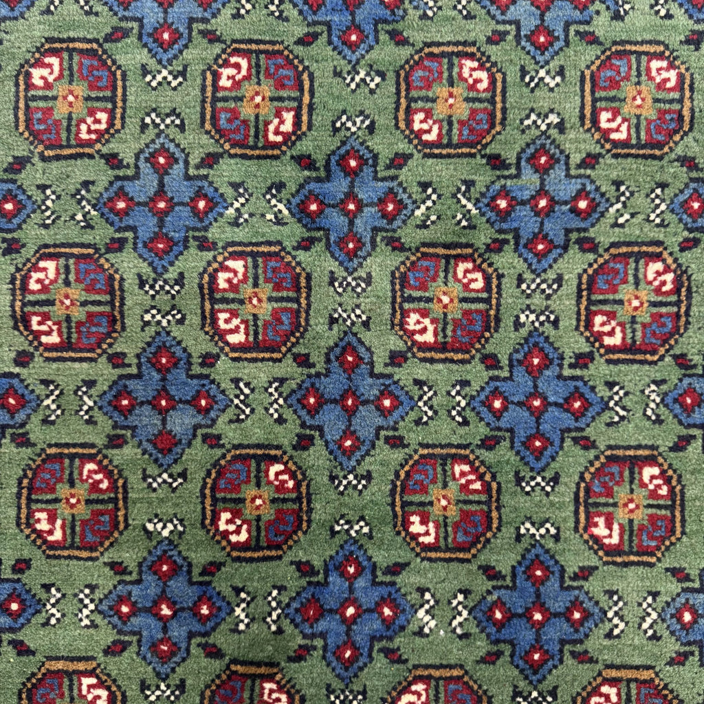 181 x 117 cm Hand-Knotted Afghan Akche Rug