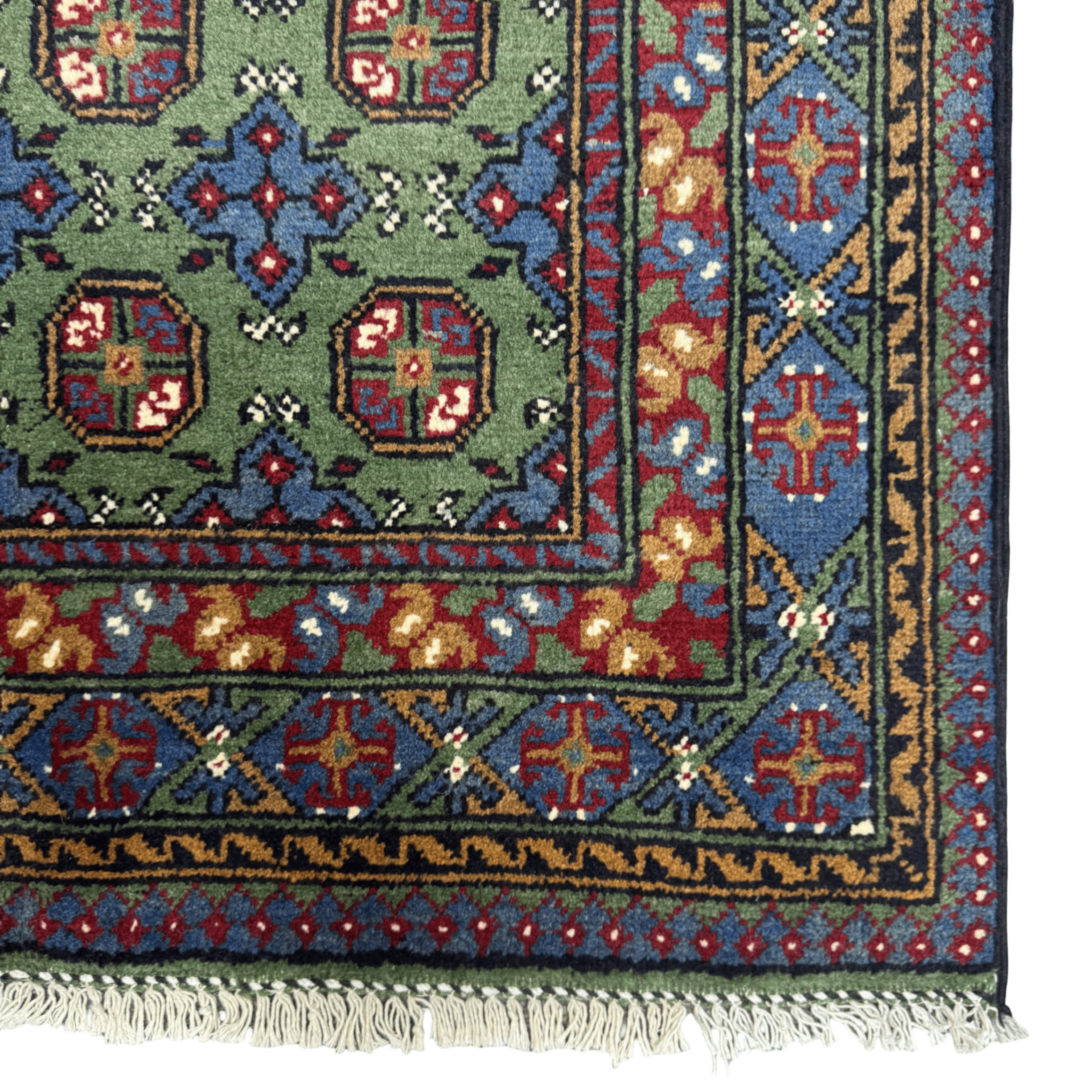 181 x 117 cm Hand-Knotted Afghan Akche Rug