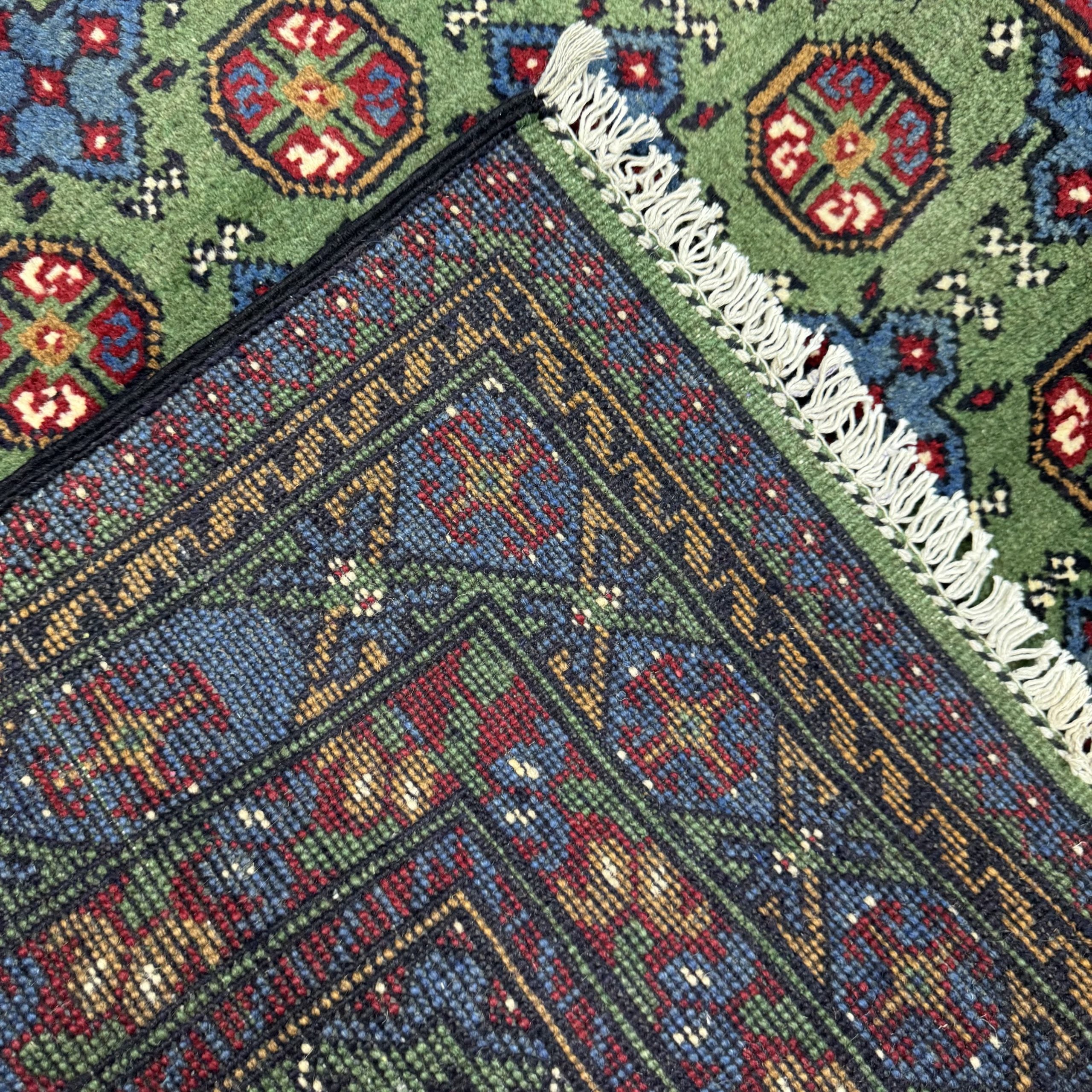 181 x 117 cm Hand-Knotted Afghan Akche Rug