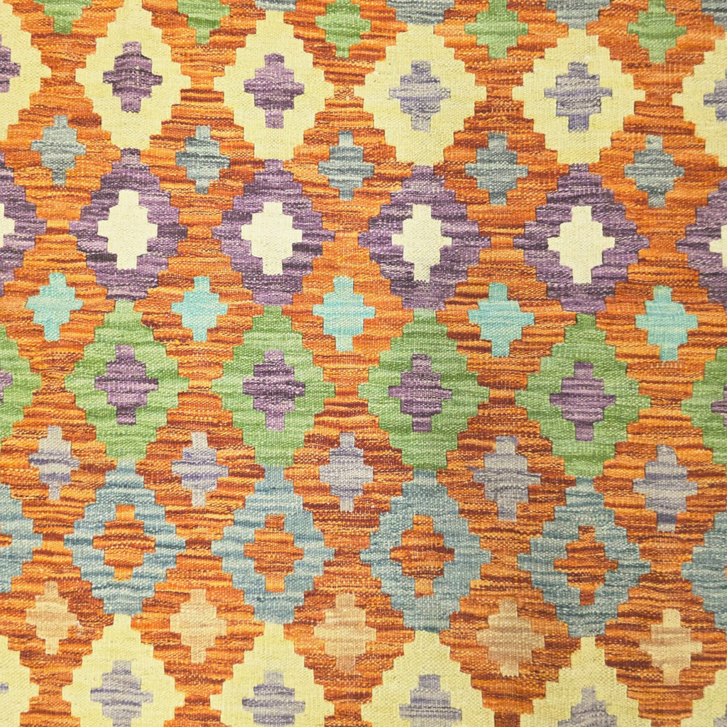204 x 133 cm Hand Woven Afghan Kilim Rug